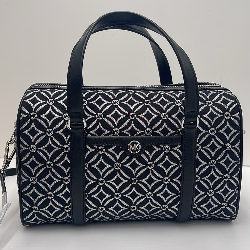MICHAEL KORS JST TRAVEL MEDIUM DUFFLE SATCHEL SHOULDER CROSSBODY BAG MK NWT
